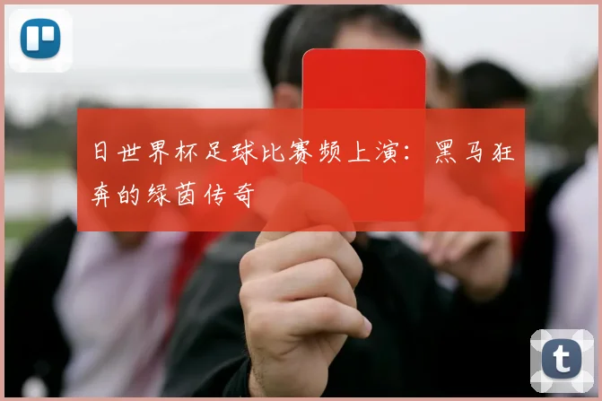 日世界杯足球比赛频上演：黑马狂奔的绿茵传奇